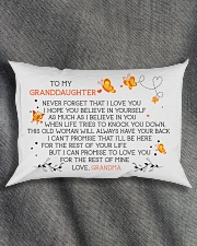 I LOVE YOU - LOVELY GIFT FOR GRANDDAUGHTER Rectangular Pillowcase aos-pillow-rectangle-front-lifestyle-1
