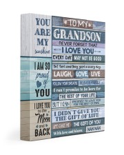 I LOVE YOU - SPECIAL GIFT FROM NAN NAN TO GRANDSON 11x14 Gallery Wrapped Canvas Prints front