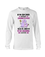IF I'M SPOILED - SPECIAL GIFT FOR GRANDKIDS Long Sleeve Tee tile