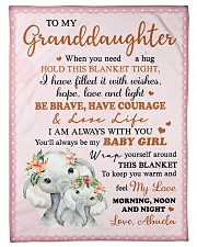 I AM ALWAYS WITH YOU - BEST GIFT FOR GRANDDAUGHTER Small Fleece Blanket - 30" x 40" front