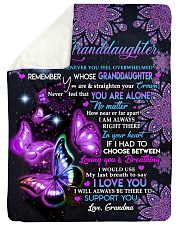 I LOVE YOU - GREAT GIFT FOR GRANDDAUGHTER Sherpa Fleece Blanket tile