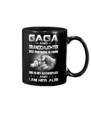 GAGA AND GRANDDAUGHTER - BEST PARTNERS IN CRIME Mug tile