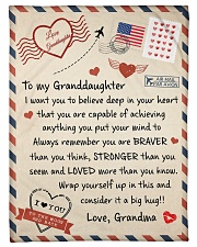 A BIG HUG - GIFT FOR GRANDDAUGHTER FROM GRANDMA Small Fleece Blanket - 30" x 40" front