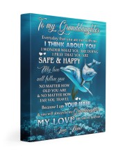 MY LOVE FOR YOU IS FOREVER - MOM TO GRANDDAUGHTER 11x14 Gallery Wrapped Canvas Prints front