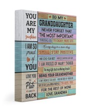 I Am Proud Of Many Things - Best Gift For Granddaughter 11x14 Gallery Wrapped Canvas Prints front