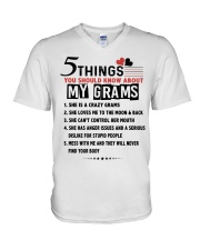 5 THINGS YOU SHOULD KNOW ABOUT MY GRAMS V-Neck T-Shirt tile