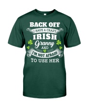 I HAVE A CRAZY IRISH GRANNY Premium Fit Mens Tee tile