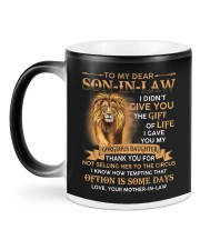 THE GIFT OF LIFE - GREAT GIFT FOR SON-IN-LAW Color Changing Mug back