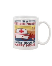 A RETIRED NURSE EVERY HOUR IS HAPPY HOUR Mug tile