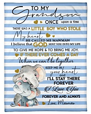 MY HEART - LOVELY MESSAGE GIFT FOR GRANDSON Fleece Blanket tile