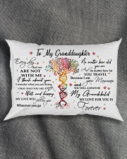 EVERY DAY - SPECIAL GIFT FOR GRANDDAUGHTER Rectangular Pillowcase aos-pillow-rectangle-front-lifestyle-1