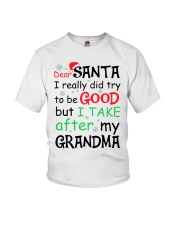 I TAKE AFTER MY GRANDPA - LOVELY GIFT FOR GRANDSON Youth T-Shirt front