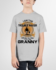 I Am The Luckiest - Best Gift For Grandson From Granny Youth T-Shirt garment-youth-tshirt-front-01