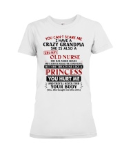 I HAVE A CRAZY GRANDMA Premium Fit Ladies Tee tile