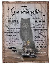 I LOVE YOU - GREAT GIFT FOR GRANDDAUGHTER Small Fleece Blanket - 30" x 40" front