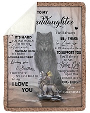 I LOVE YOU - GREAT GIFT FOR GRANDDAUGHTER Sherpa Fleece Blanket tile