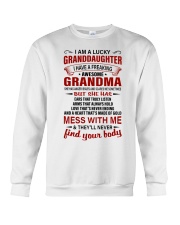 I AM A LUCKY GRANDDAUGHTER Crewneck Sweatshirt tile
