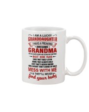 I AM A LUCKY GRANDDAUGHTER Mug tile