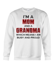 I AM BUSY AND PROUD - GIFT FOR GRANDMA Crewneck Sweatshirt tile