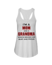 I AM BUSY AND PROUD - GIFT FOR GRANDMA Ladies Flowy Tank tile