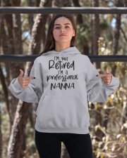 I'm Not Retired - I'm A Professional Nanna Hooded Sweatshirt apparel-hooded-sweatshirt-lifestyle-05