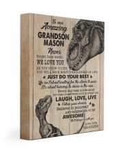 JUST DO YOUR BEST - GIFT FOR GRANDSON MASON 11x14 Gallery Wrapped Canvas Prints front