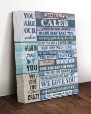 WE LOVE YOU - GRANDMA AND POPPIE TO CALEB 11x14 Gallery Wrapped Canvas Prints aos-canvas-pgw-11x14-lifestyle-front-17