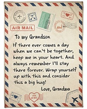 LOVELY BLANKET FOR YOUR GRANDSON FROM GRANDMA Fleece Blanket tile