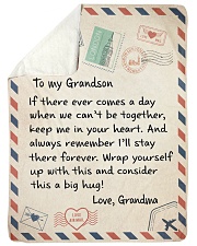 LOVELY BLANKET FOR YOUR GRANDSON FROM GRANDMA Large Sherpa Fleece Blanket - 60" x 80" thumbnail