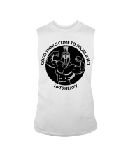 Good Things Come Gym Design Sleeveless Tee thumbnail
