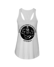 Good Things Come Gym Design Ladies Flowy Tank thumbnail