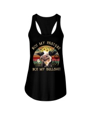 Not my pasture Not my bullshit Ladies Flowy Tank tile