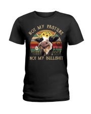 Not my pasture Not my bullshit Ladies T-Shirt tile