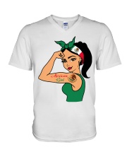 mexican-0206-tr11 V-Neck T-Shirt tile