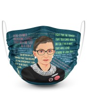 T-rbg-3107-Q179 2 Layer Face Mask - Single front