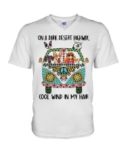 hippie-2705-tr184 V-Neck T-Shirt tile