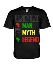 african-0106-tr05 V-Neck T-Shirt tile
