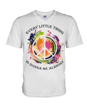hippie-2305-tr163 V-Neck T-Shirt tile