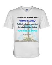 Jesus is Lord V-Neck T-Shirt tile