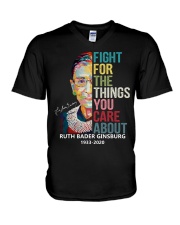N-rbg-1909-li59 V-Neck T-Shirt tile