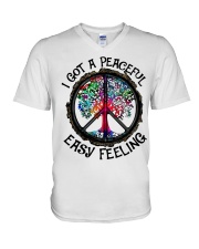 hippie-2605-tr177 V-Neck T-Shirt tile