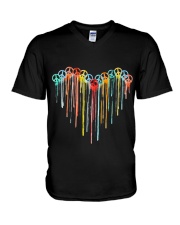 hippie-2605-tr181 V-Neck T-Shirt tile