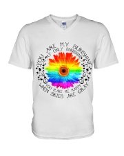 hippie-2605-tr180 V-Neck T-Shirt tile