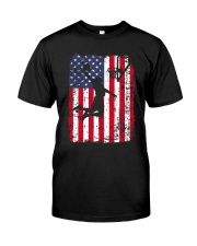 USA AMERICAN FLAG BASKETBALL SHIRTS Premium Fit Mens Tee thumbnail