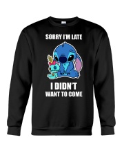 Sorry I'm late stich Crewneck Sweatshirt thumbnail