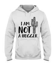 I AM NOT A HUGGER Hooded Sweatshirt thumbnail