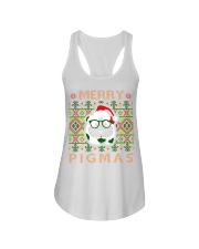 Merry PigMas Ladies Flowy Tank thumbnail