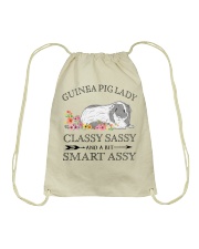 Guinea Pig Lady Drawstring Bag thumbnail