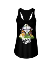 GUINEA PIGS PEACE AND LOVE Ladies Flowy Tank thumbnail