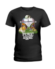 GUINEA PIGS PEACE AND LOVE Ladies T-Shirt front